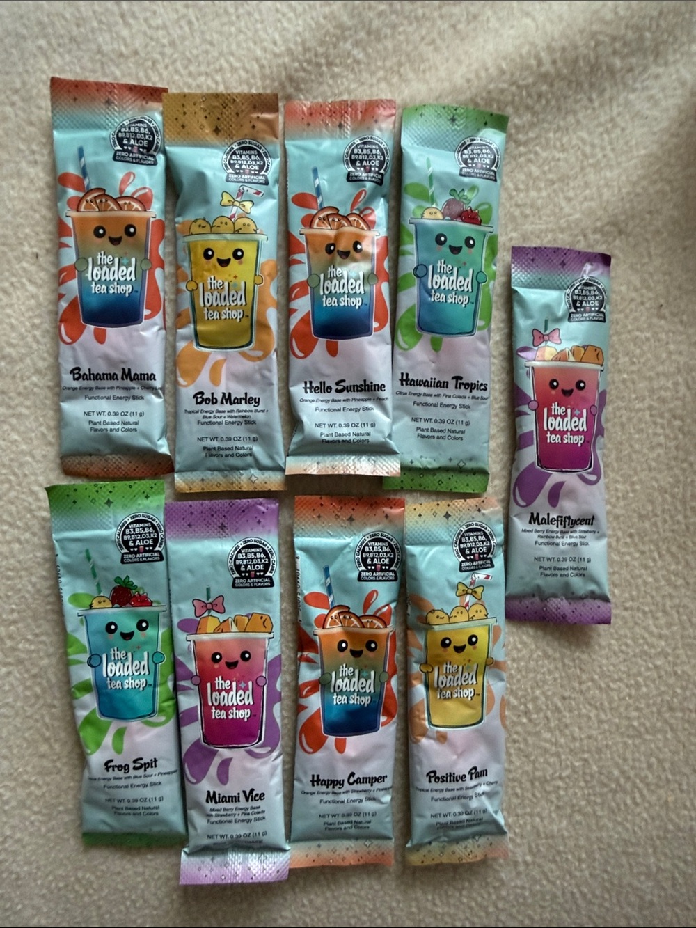 LOADED TEA INDIVIDUAL PACKETS (9)